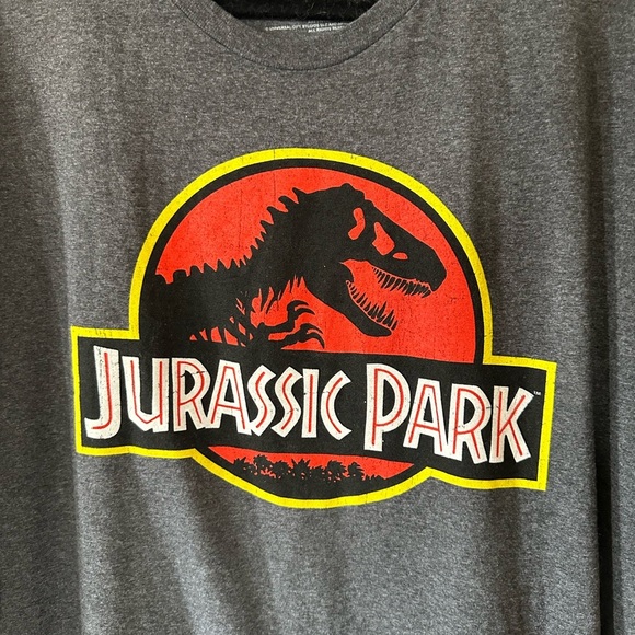 Jurassic Park gray movie t-shirt sz xx-large - Picture 5 of 5